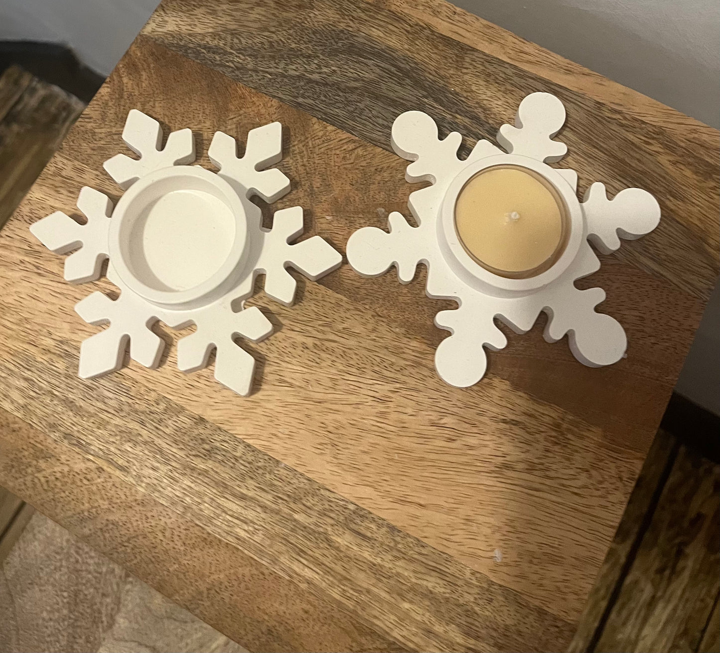 Snowflake Tealight Holder
