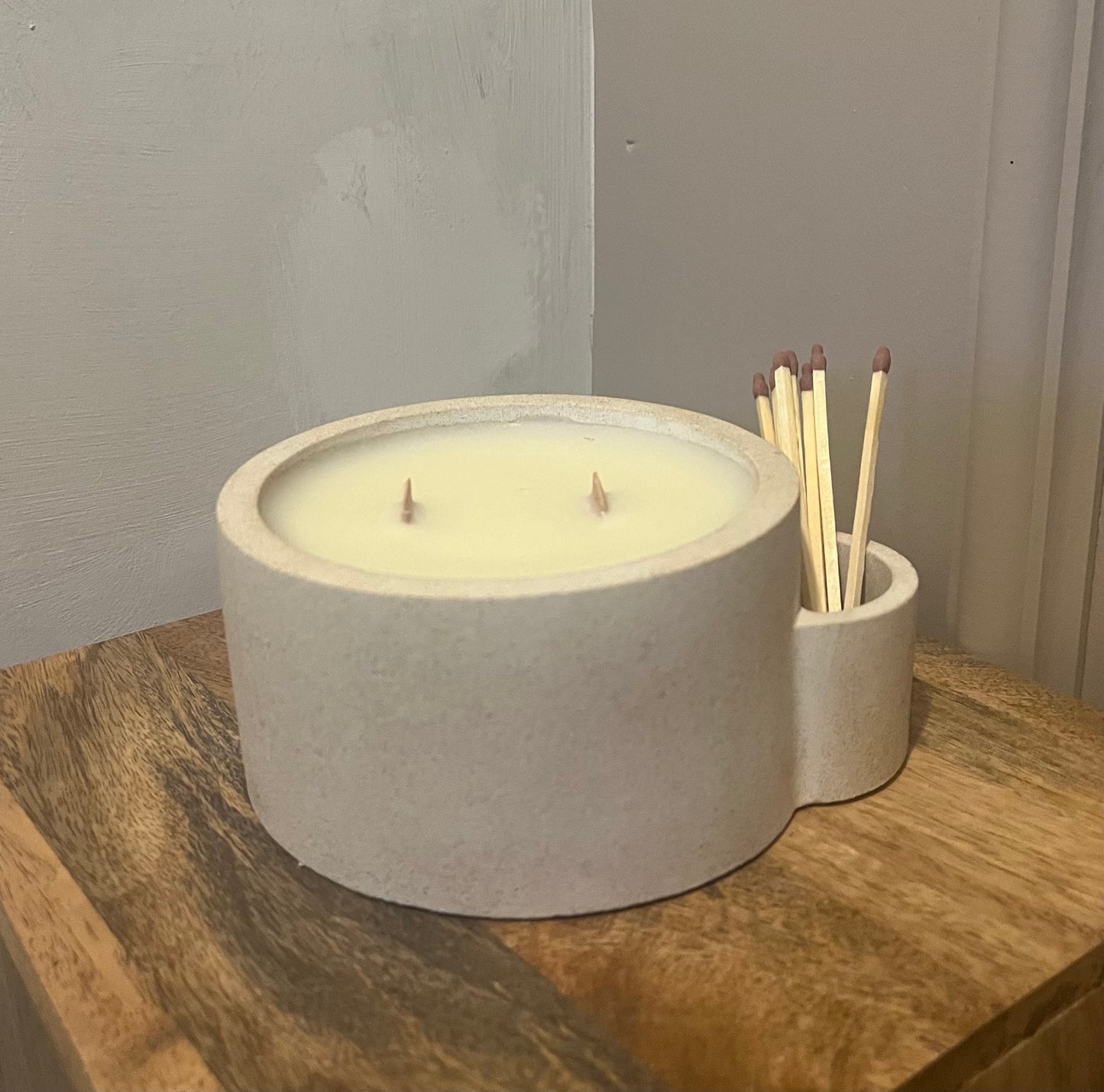 Handmade Candle vessel and Candle