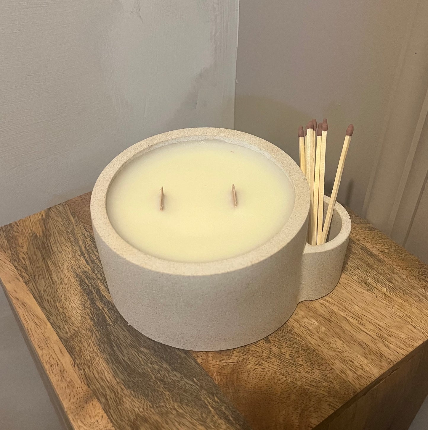 Handmade Candle vessel and Candle